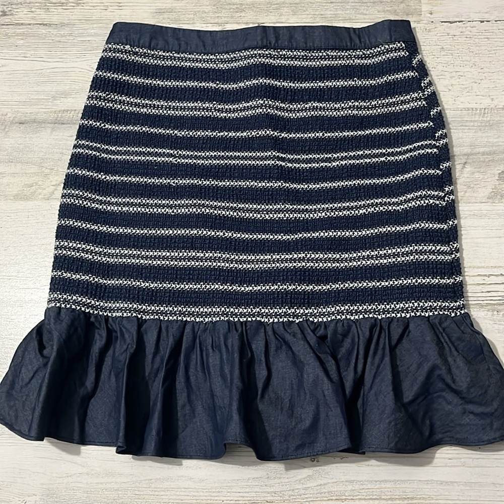 Parker Jordan Striped Smocked Mini Skirt Size 2 NWT - Picture 6 of 11